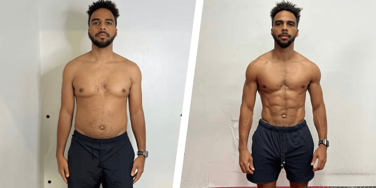 NEXA Retatrutide before and after weight loss result 9 (-13 kg · 95 days)
