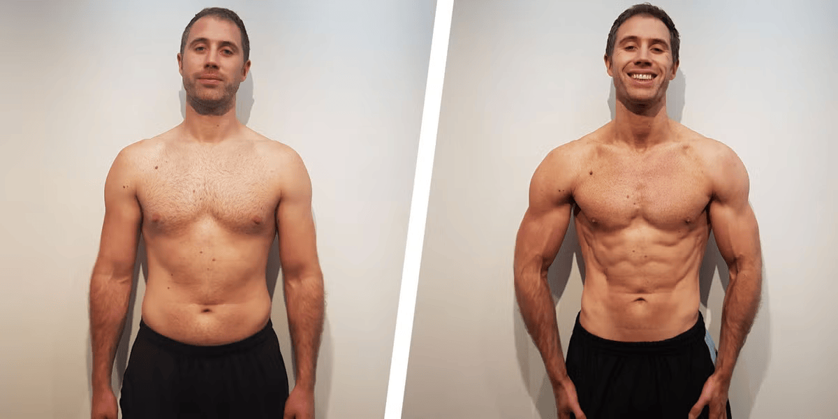 NEXA Retatrutide before and after weight loss result 7 (-15 kg · 110 days)