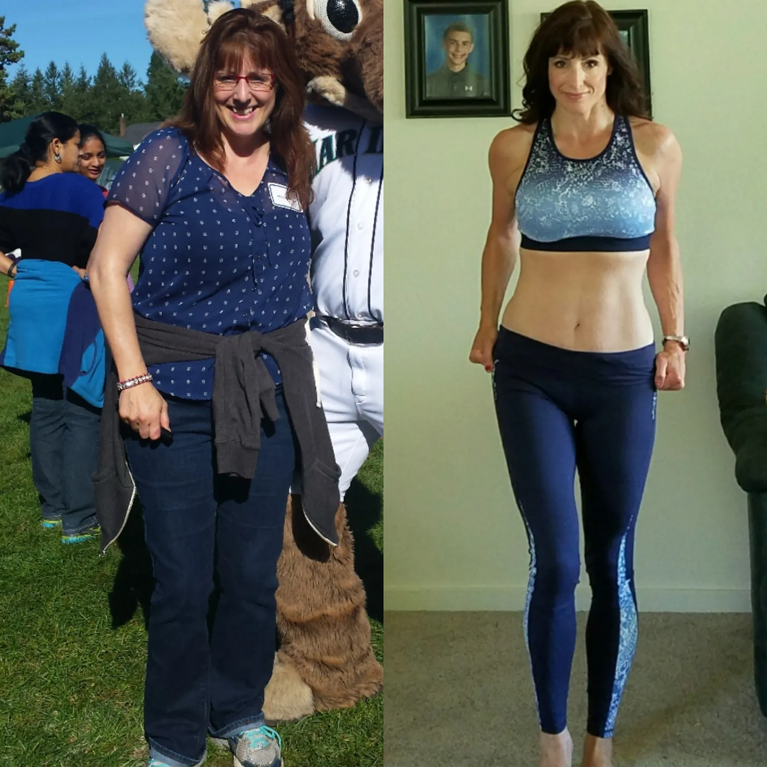 NEXA Retatrutide before and after weight loss result 6 (-16 kg · 120 days)
